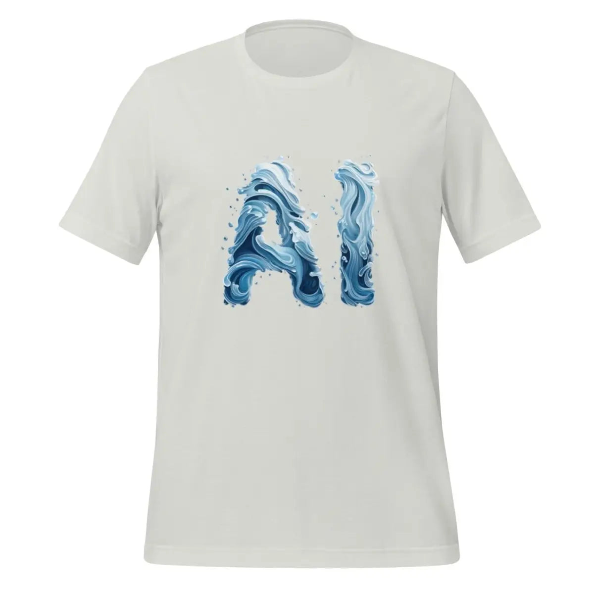 Water AI T-Shirt (unisex) - Silver / M