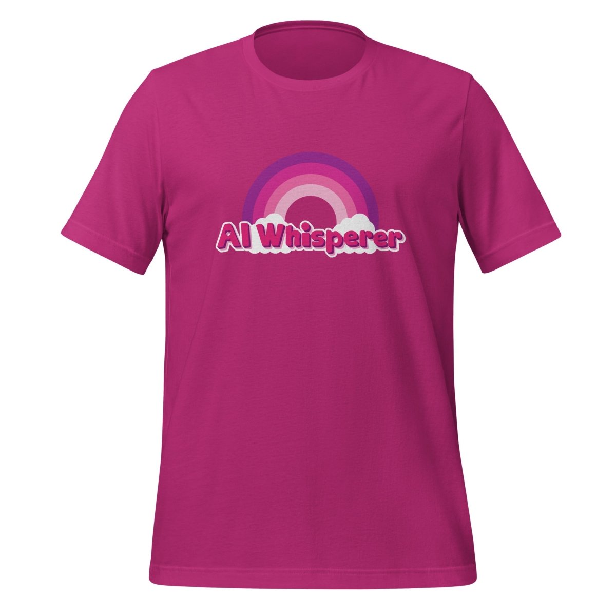 AI Whisperer Pony T - Shirt (unisex) - Berry - AI Store