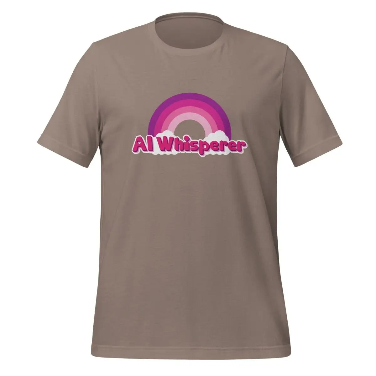 The Ai Whisperer Pony T-shirt (unisex) Pebble / m.