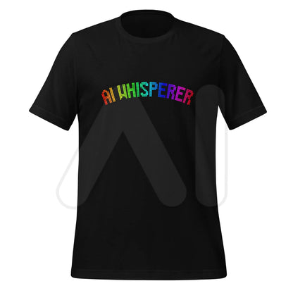 AI WHISPERER Rainbow T-Shirt (unisex) - Black / M