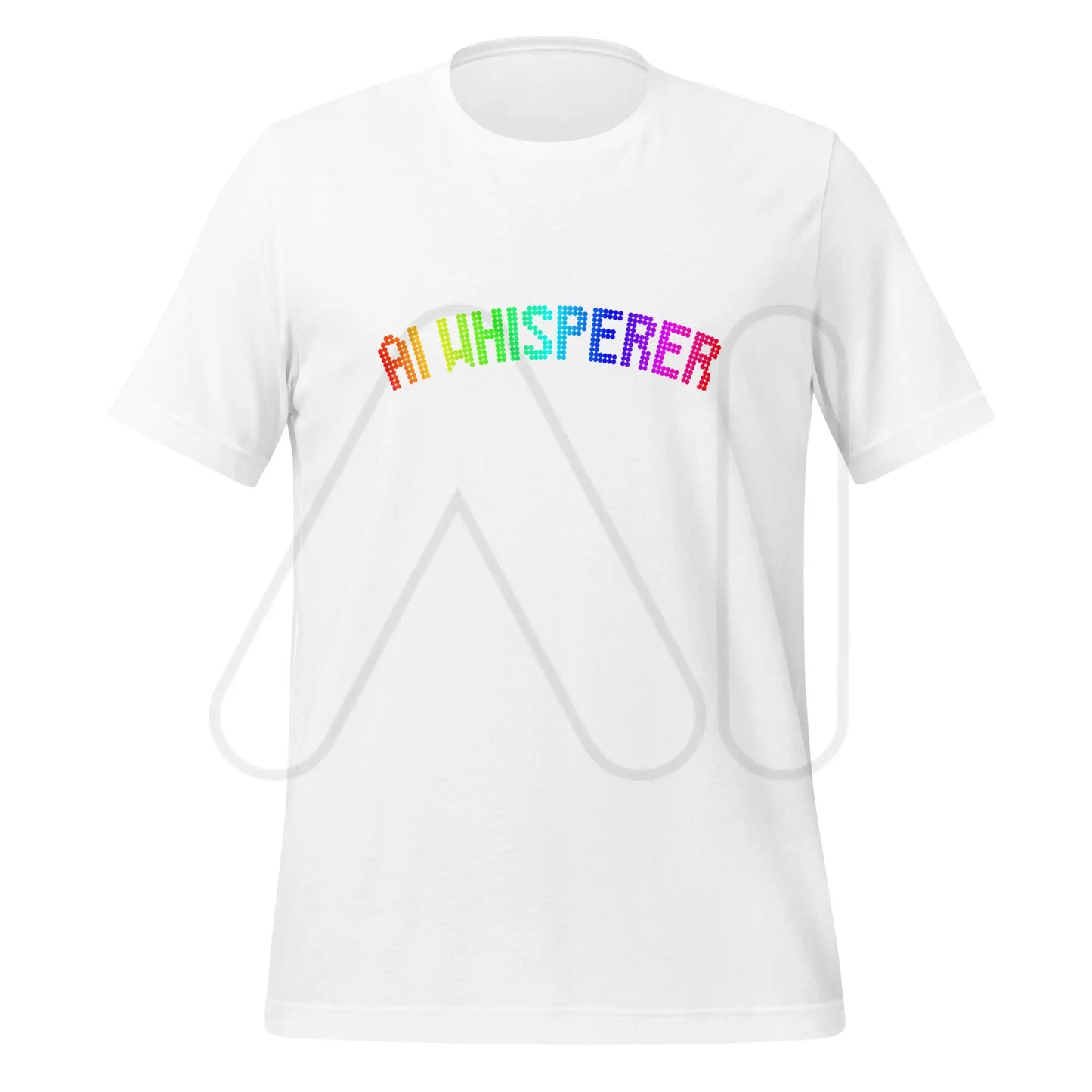 AI WHISPERER Rainbow T-Shirt (unisex) - White / M