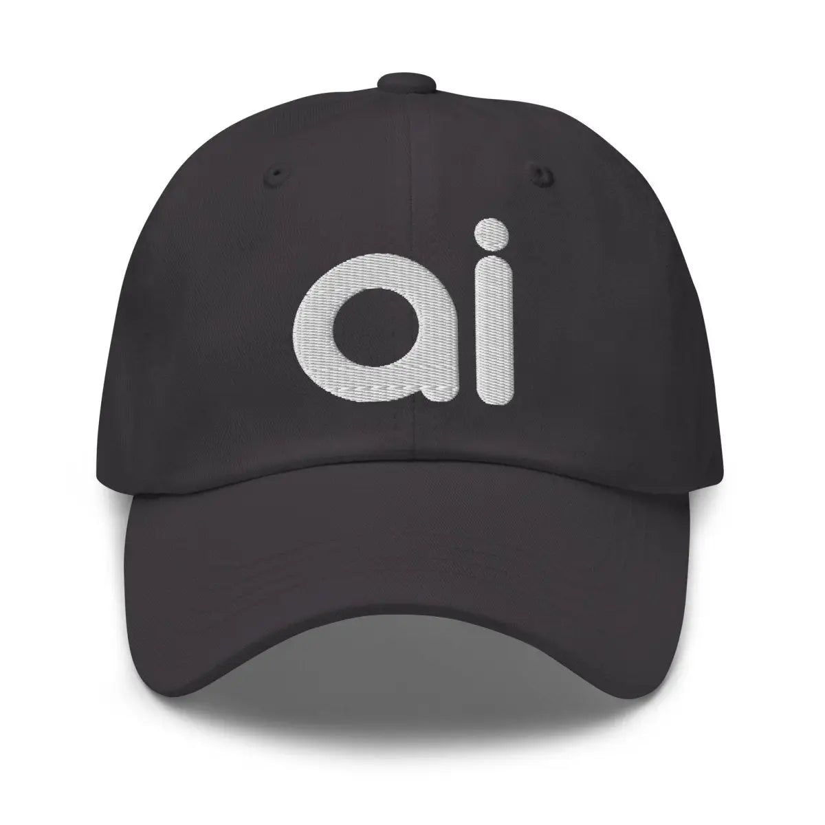 The Ai White Cap Dark Grey.