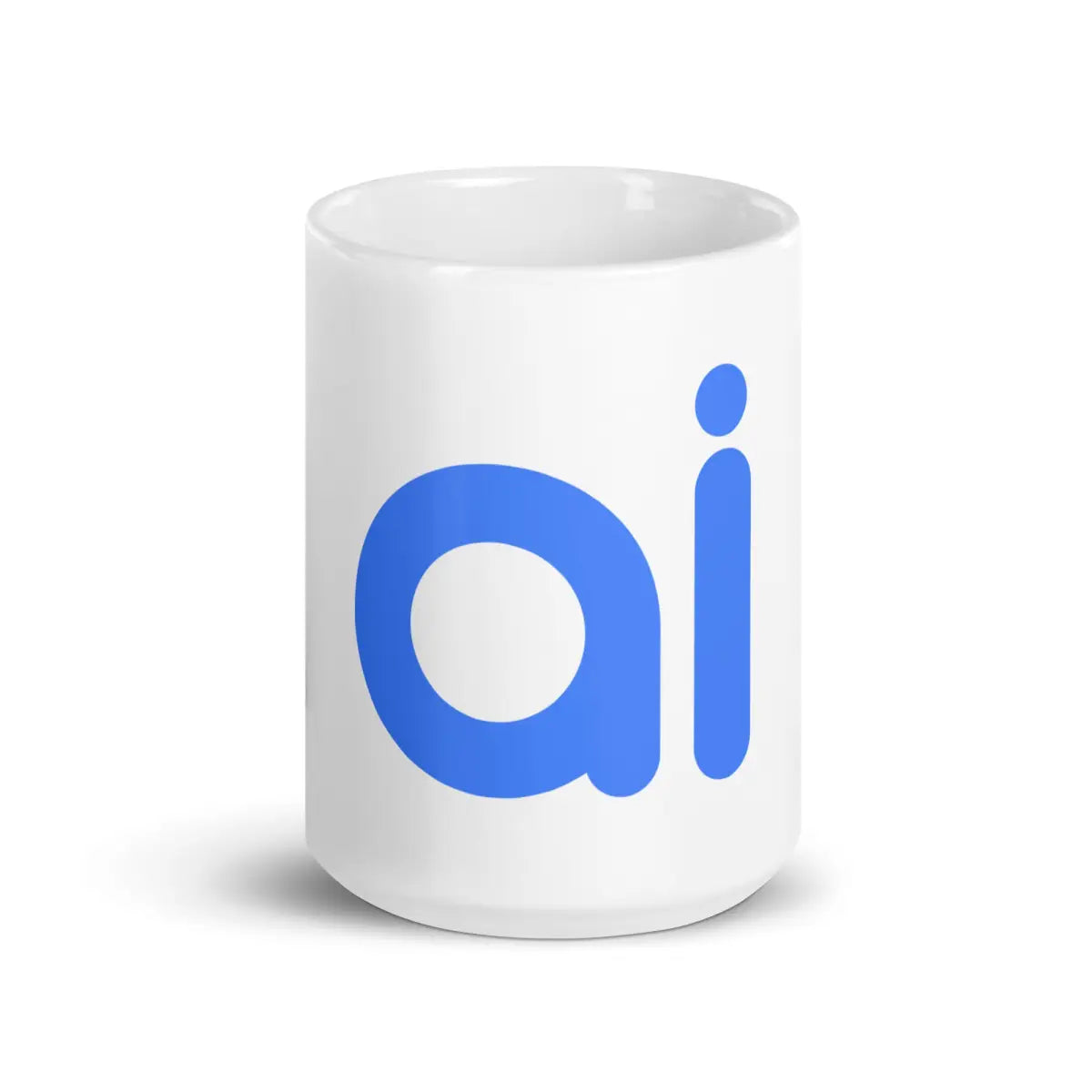 ai White Glossy Mug - 15 oz