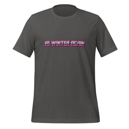 AI Winter Again T-Shirt (unisex) - Asphalt - AI Store