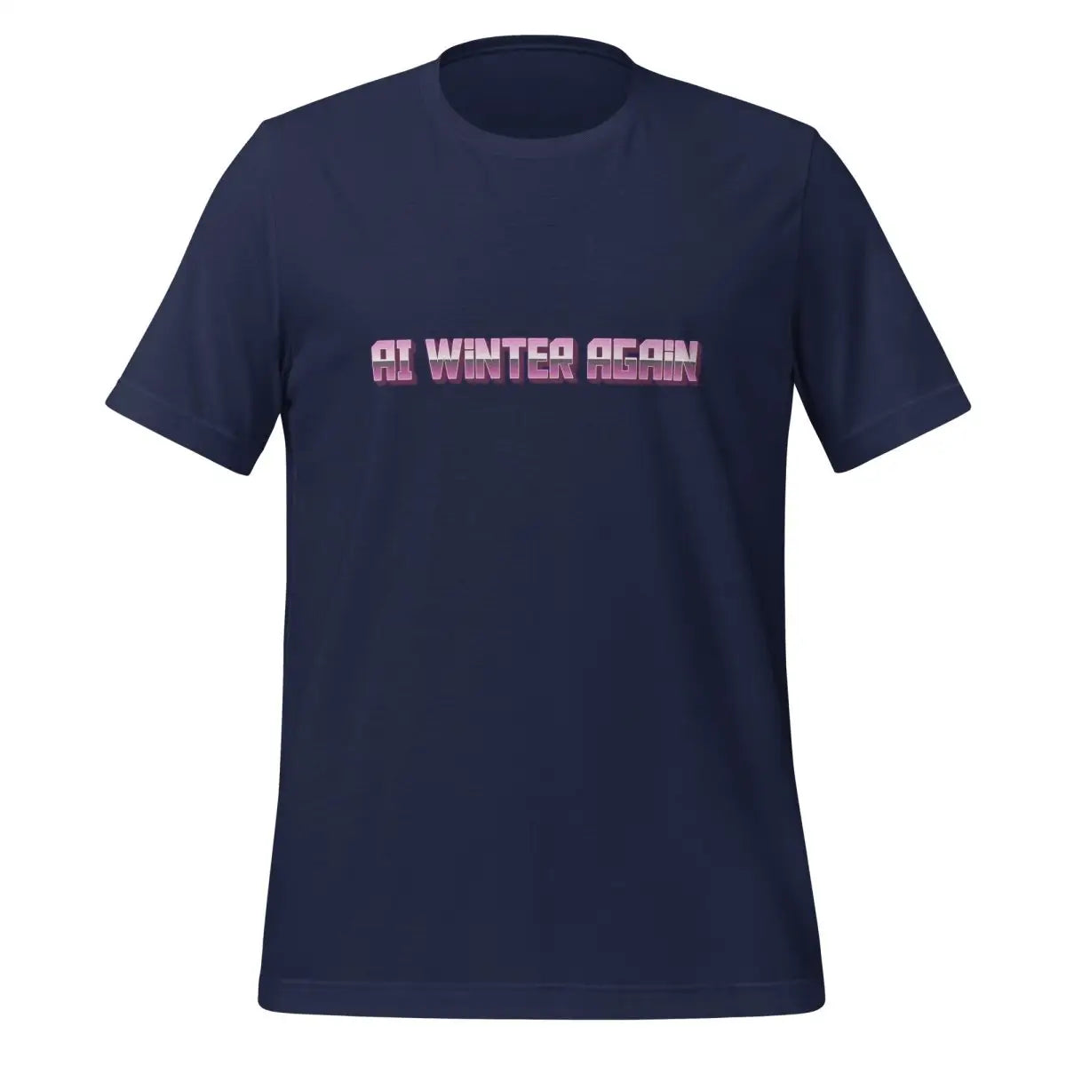 The Ai Winter Again T-shirt (unisex) Navy / m.