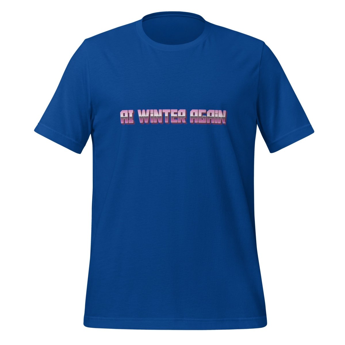 AI Winter Again T-Shirt (unisex) - True Royal - AI Store