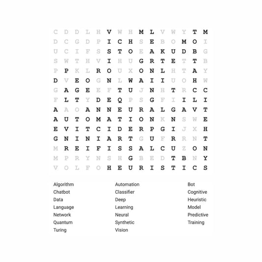 AI Word Puzzle T-Shirt (unisex)