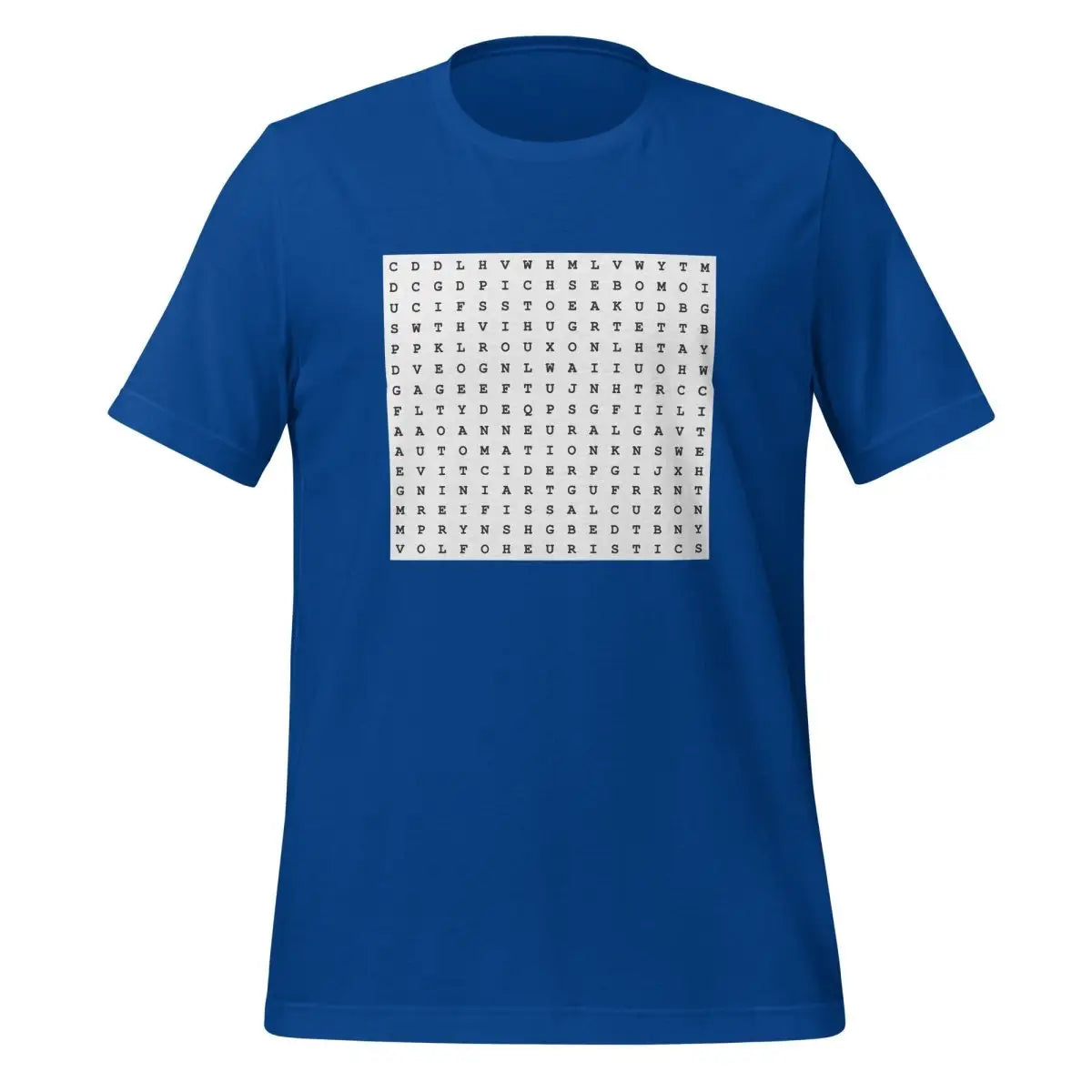 AI Word Puzzle T-Shirt (unisex) - True Royal / M