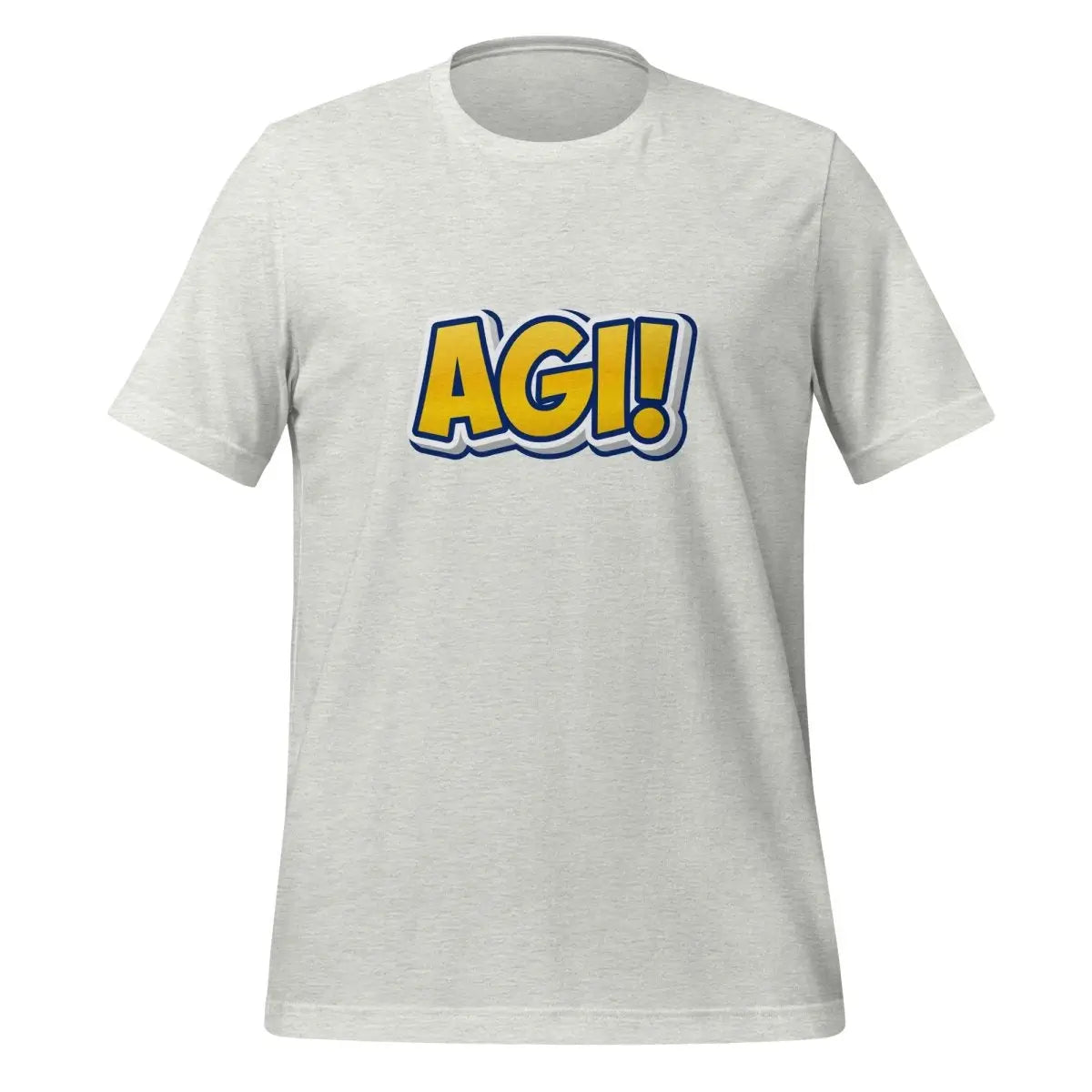 Yellow Comic AGI T-Shirt (unisex) - Ash / M