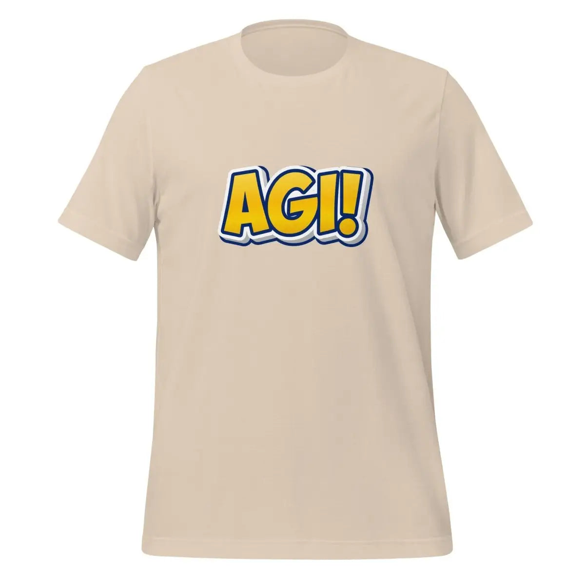 Yellow Comic AGI T-Shirt (unisex) - Soft Cream / M