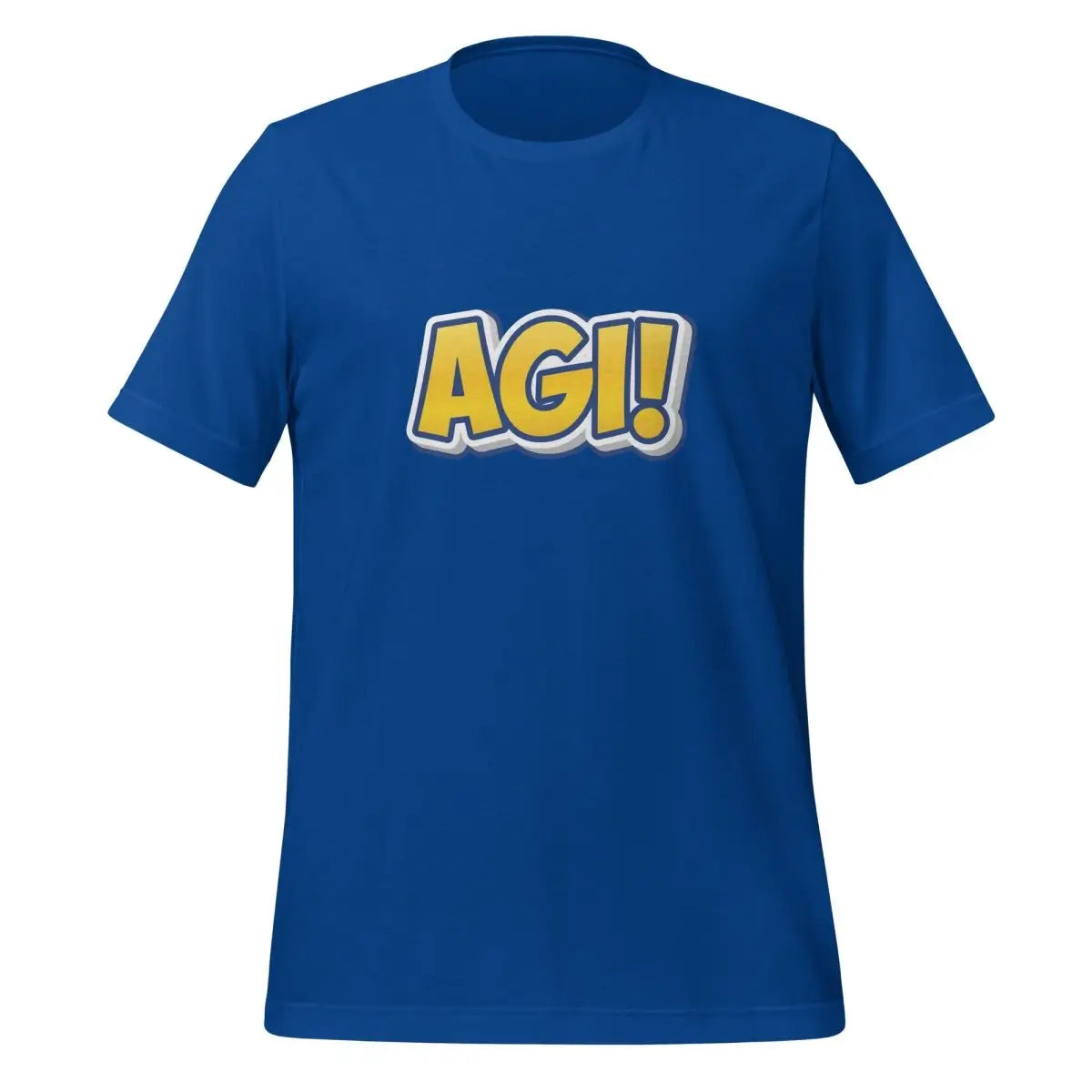 Yellow Comic AGI T-Shirt (unisex) - True Royal / M