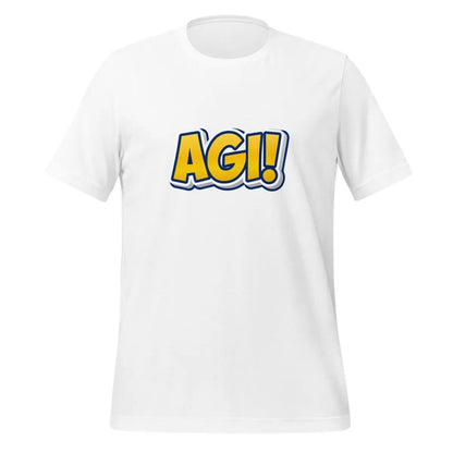 Yellow Comic AGI T-Shirt (unisex) - White / M