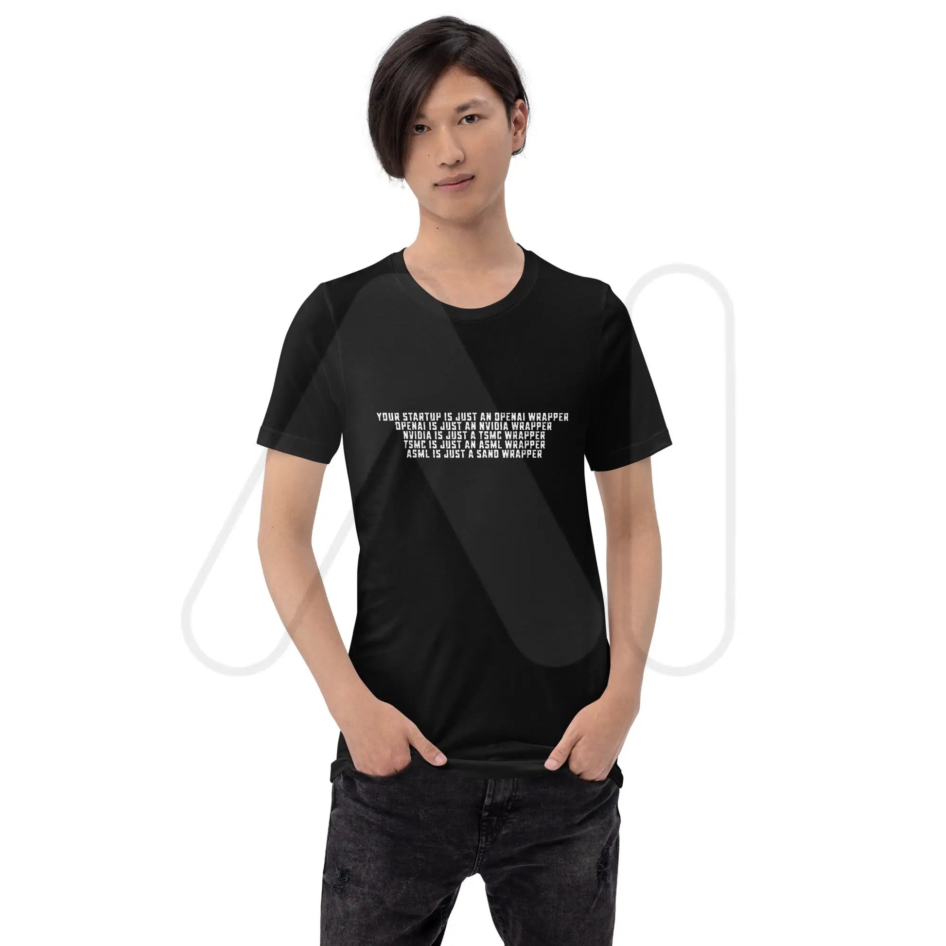 Your Startup is Just a Wrapper T-Shirt (unisex)