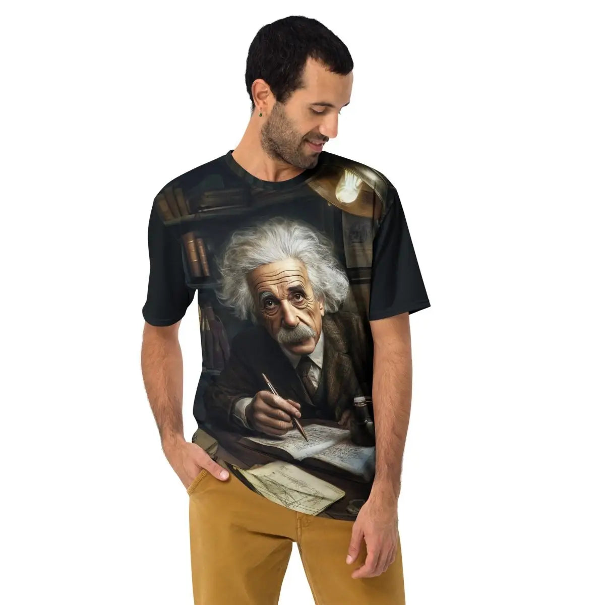 Albert Einstein Cartoon T-Shirt (men)