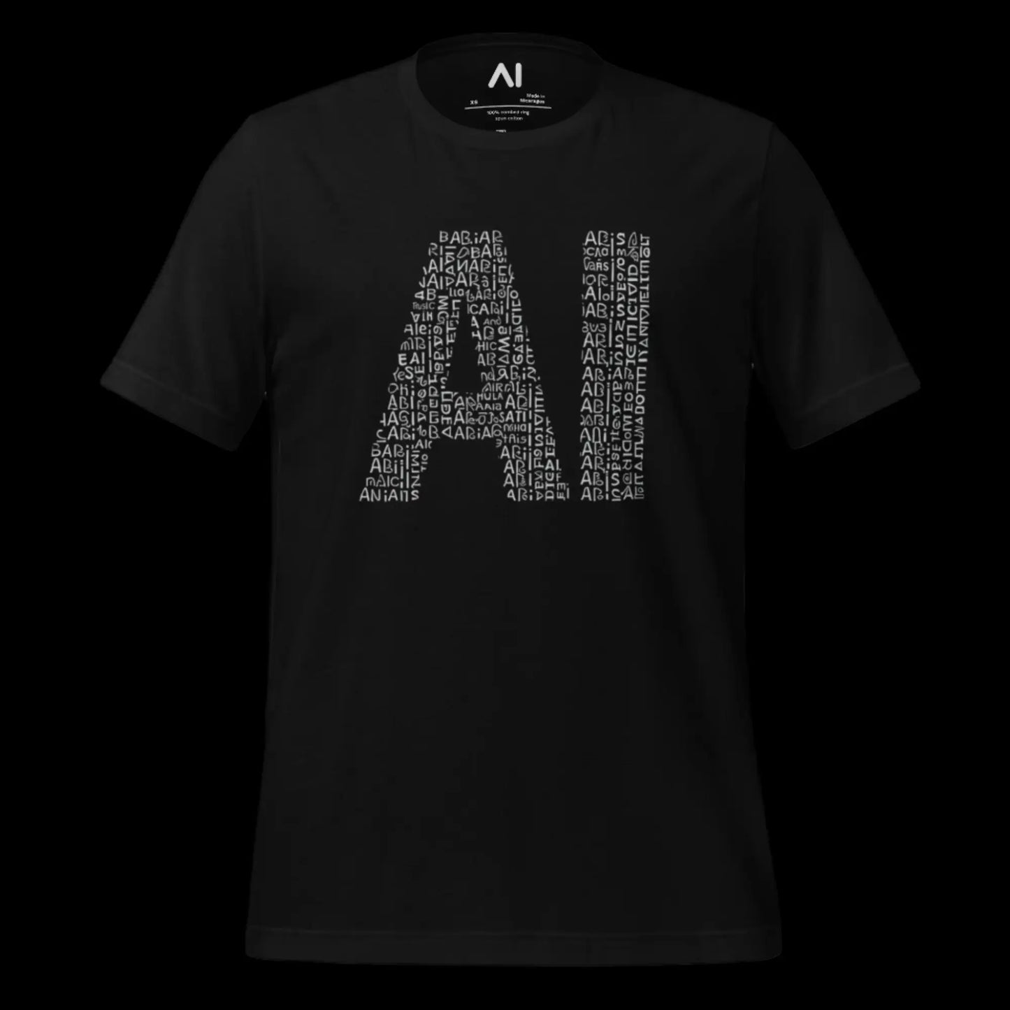 Alien Glyphs AI T-Shirt (unisex)