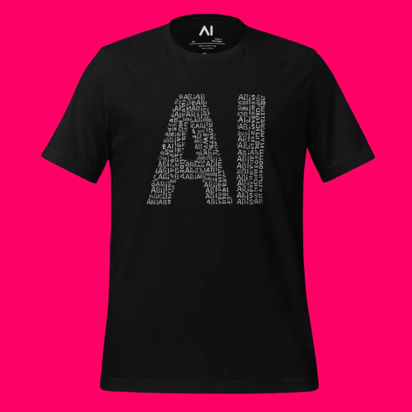 Alien Glyphs AI T-Shirt (unisex)