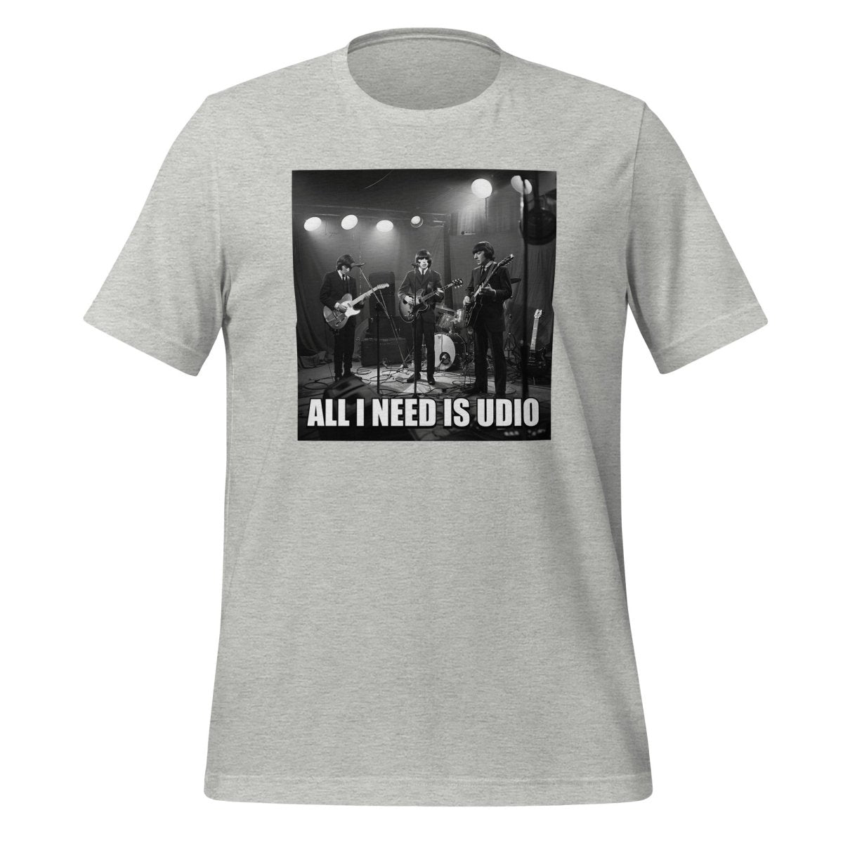 All I Need is Udio Meme T-Shirt (unisex) - Athletic Heather - AI Store