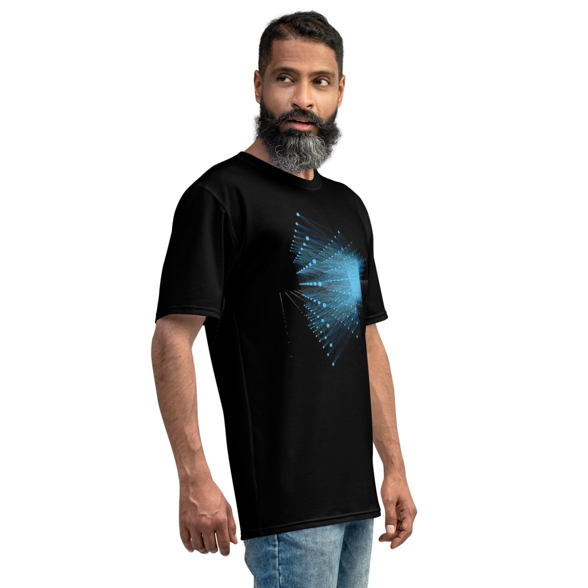 All - Over Print 3D Neural Network T-Shirt 1 (men) - M - AI Store