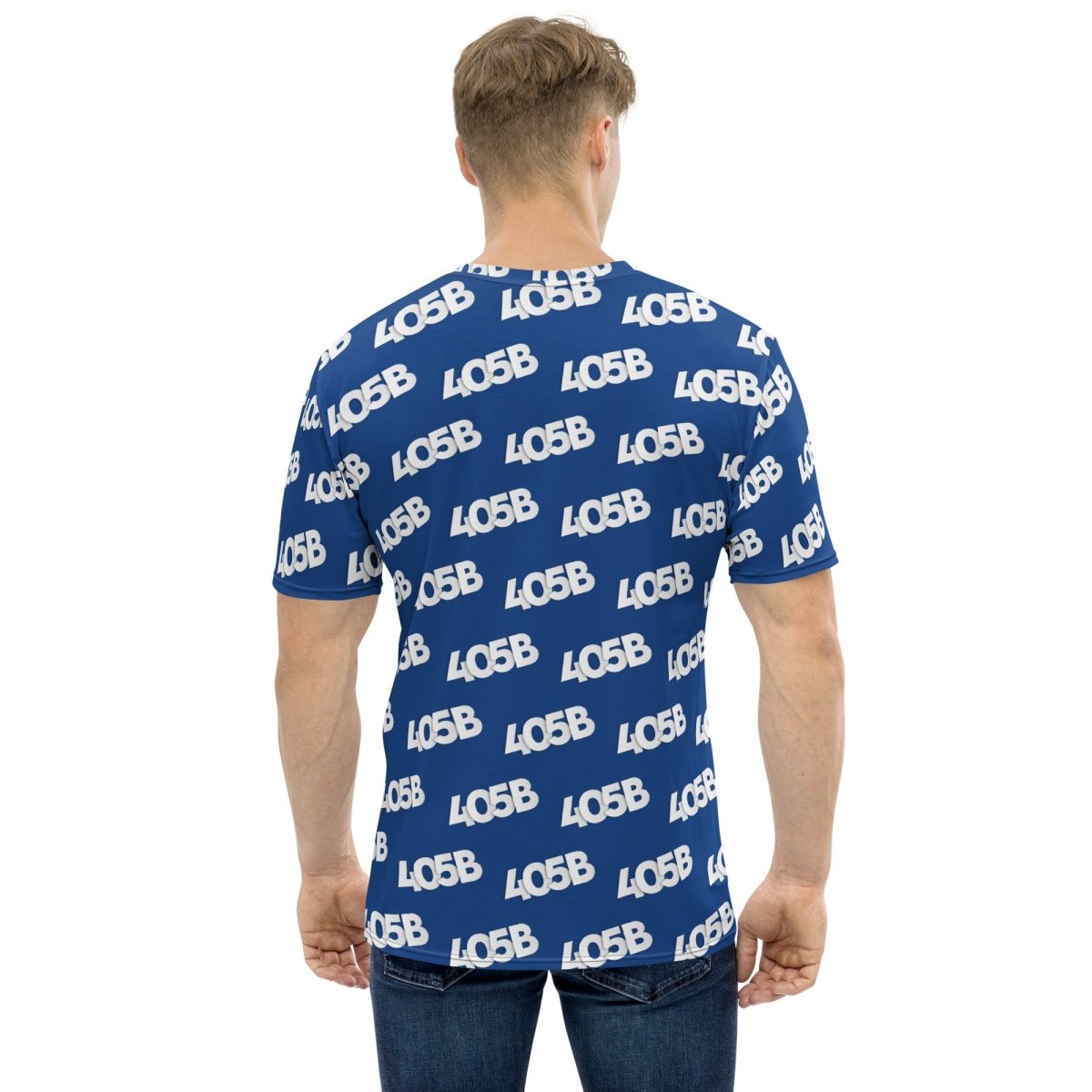 All - Over Print 405B Pattern T-Shirt (men) - XS - AI Store