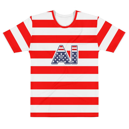 All - Over Print AI Stars and Stripes T-Shirt 2 (men) - M - AI Store