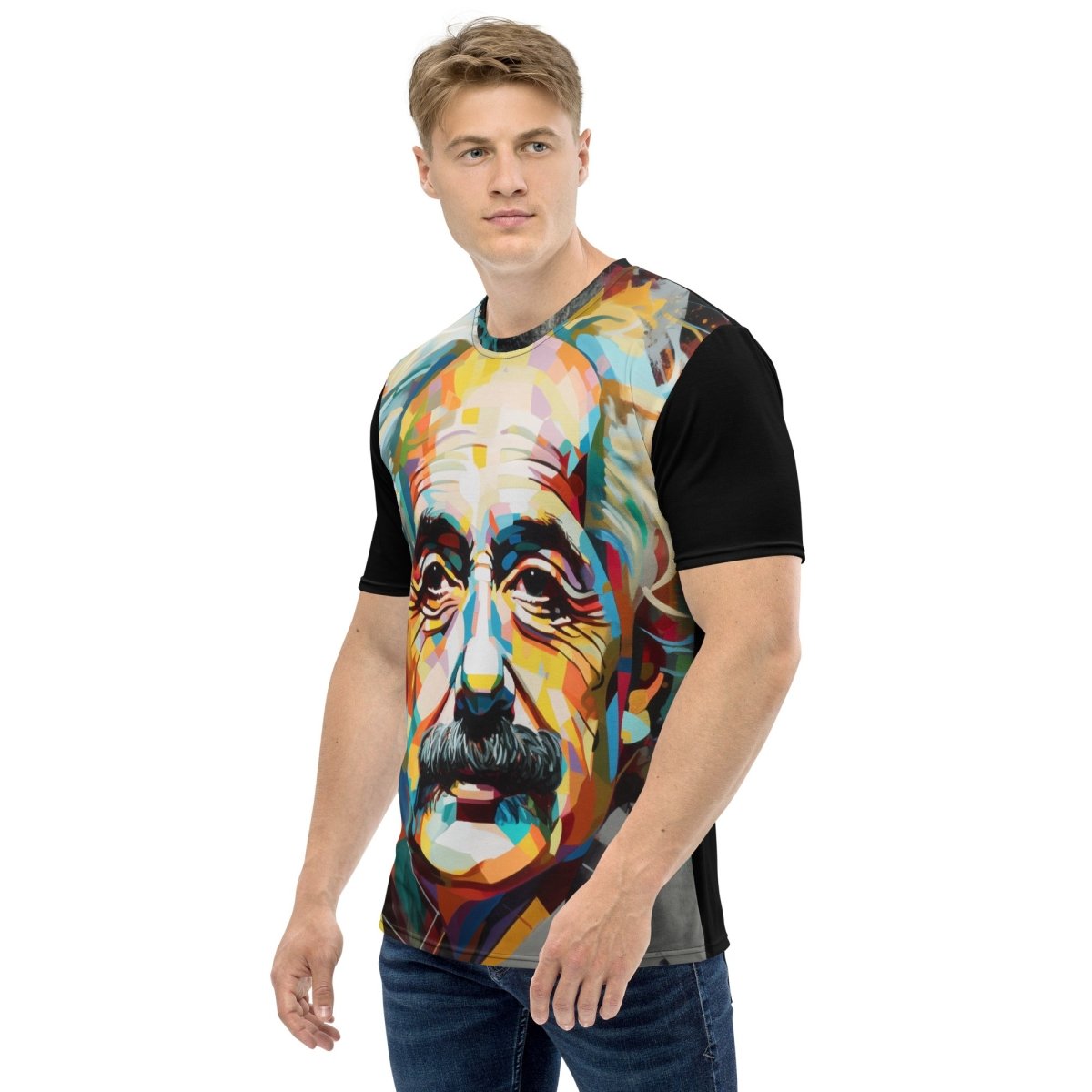 All - Over Print Albert Einstein T - Shirt 3 (men) - M - AI Store