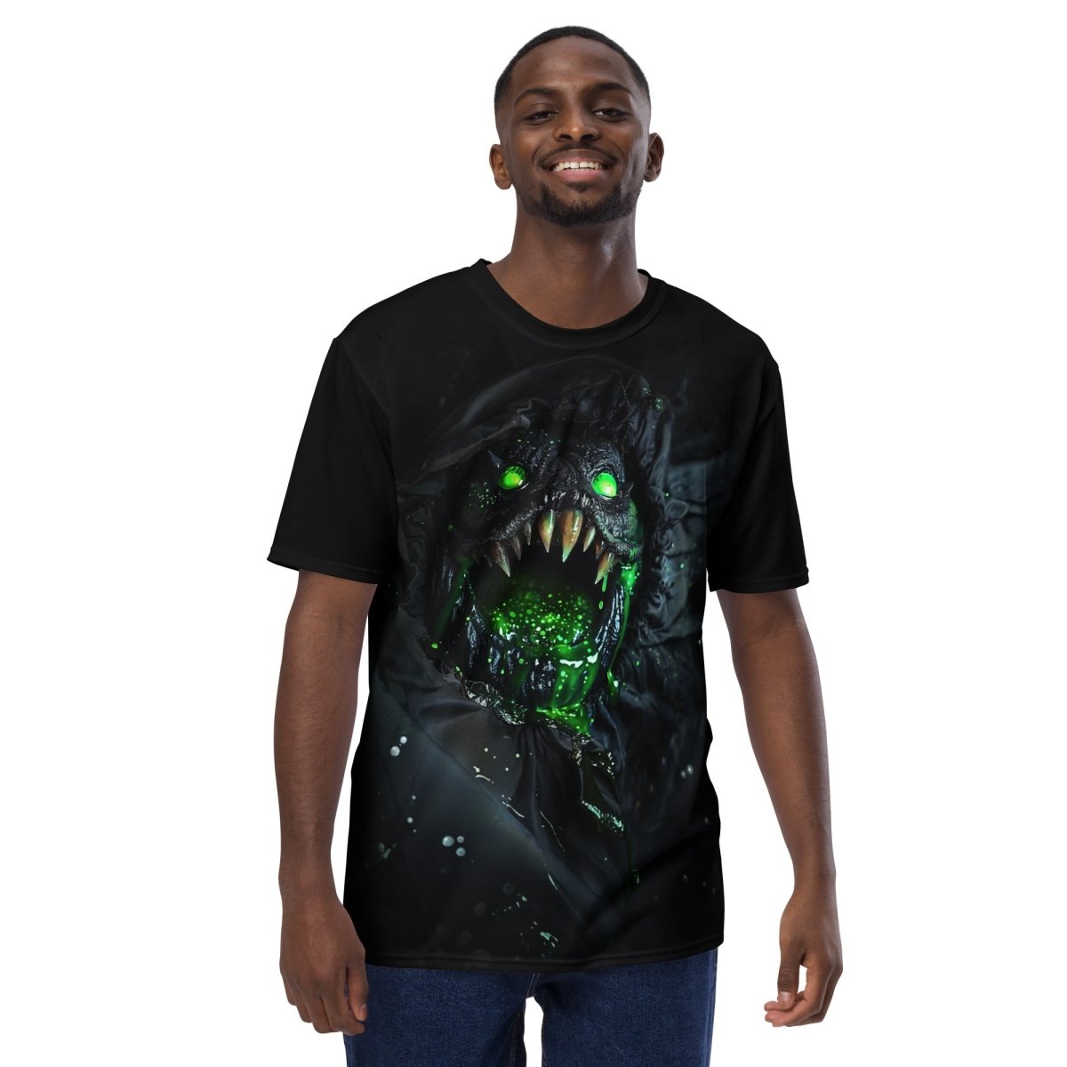 All - Over Print Alien Escape from Chest T - Shirt (men) - M - AI Store