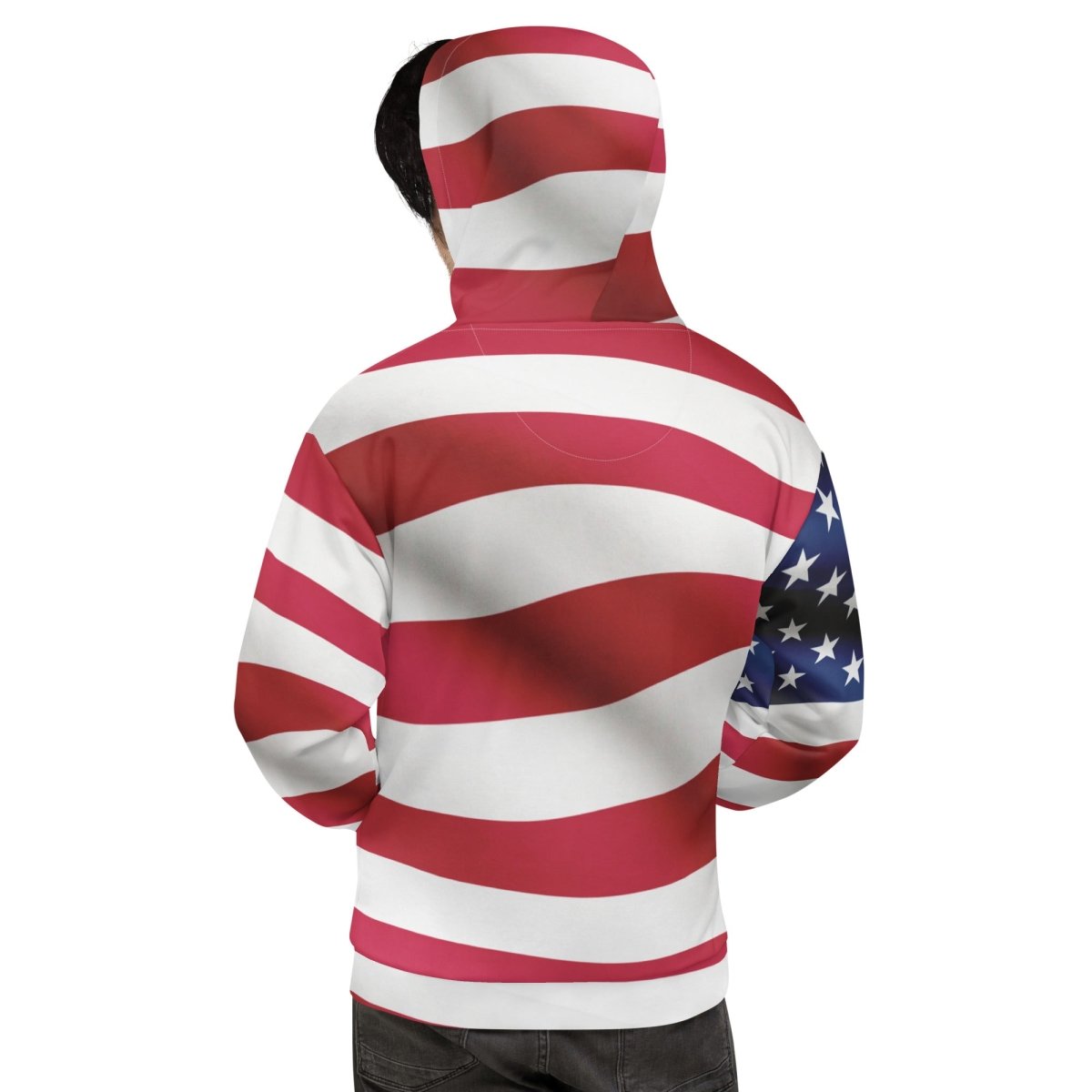 All - Over Print American Flag Hoodie (unisex) - 2XS - AI Store