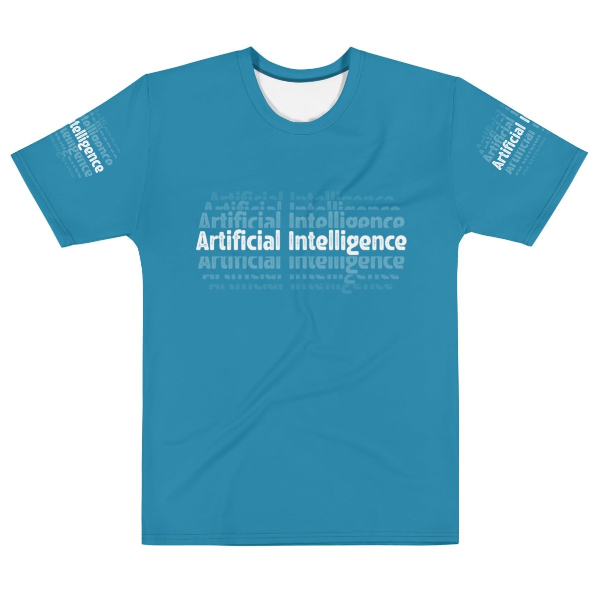 All - Over Print Artificial Intelligence Echoes T-Shirt (men) - XS - AI Store