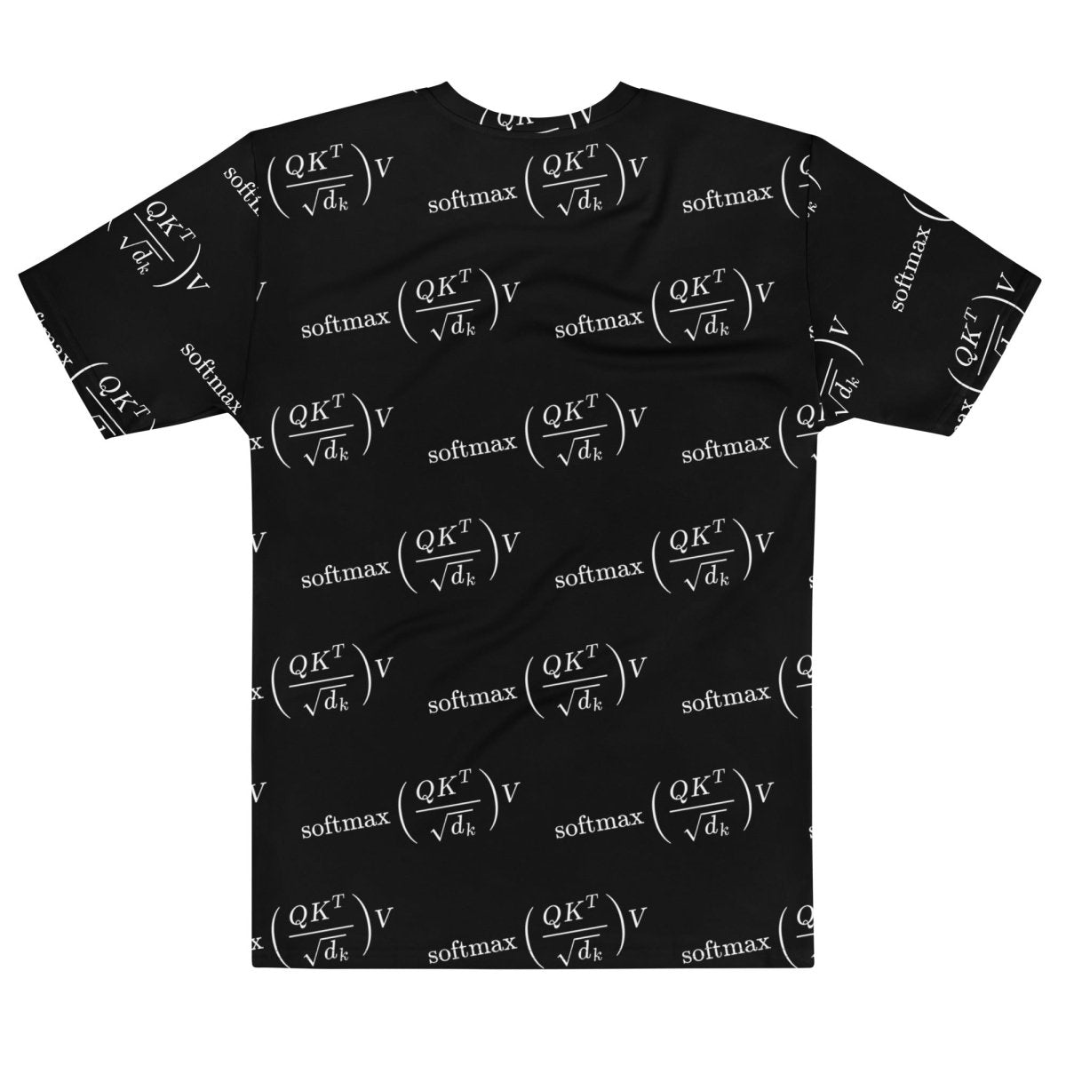 All - Over Print Attention is All You Need Formula T-Shirt (men) - XS - AI Store