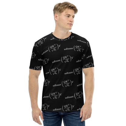 All - Over Print Attention is All You Need Formula T-Shirt (men) - XS - AI Store