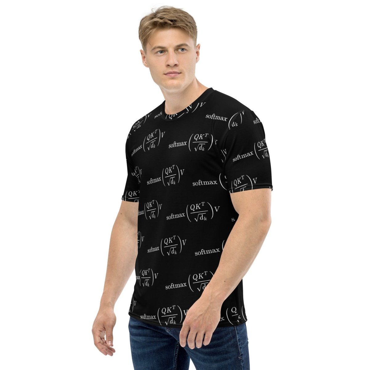 All - Over Print Attention is All You Need Formula T-Shirt (men) - XS - AI Store