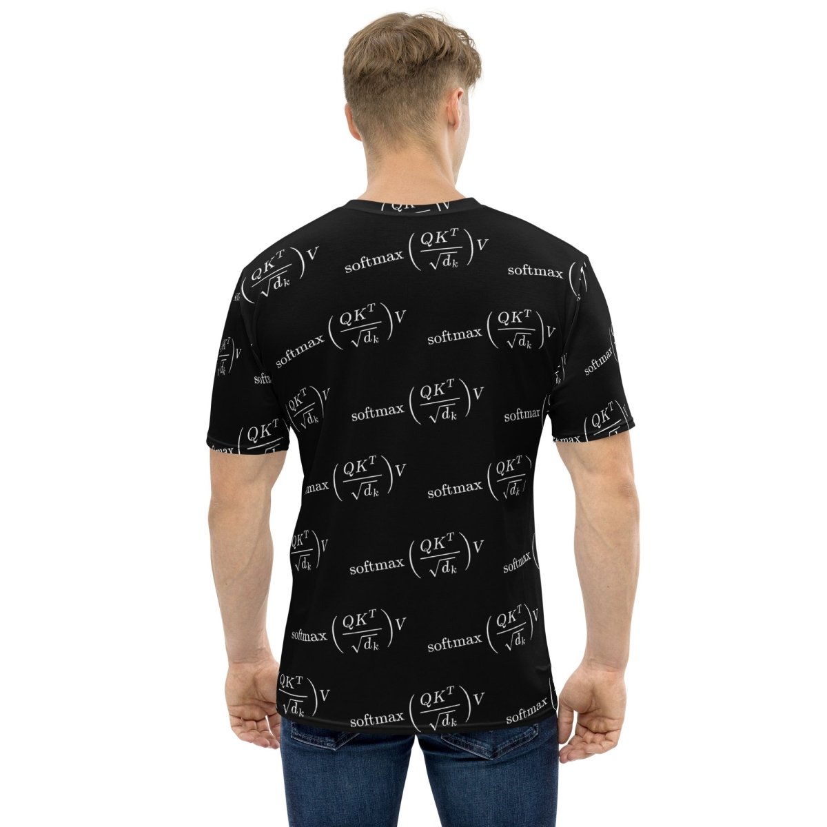 All - Over Print Attention is All You Need Formula T-Shirt (men) - XS - AI Store