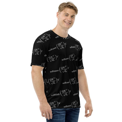 All - Over Print Attention is All You Need Formula T-Shirt (men) - XS - AI Store