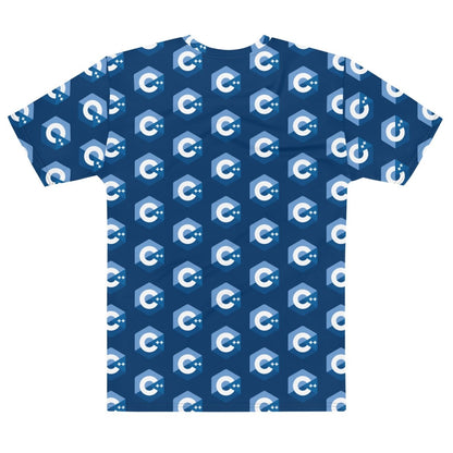 All - Over Print Blue C++ Logo T-Shirt (men) - XS - AI Store