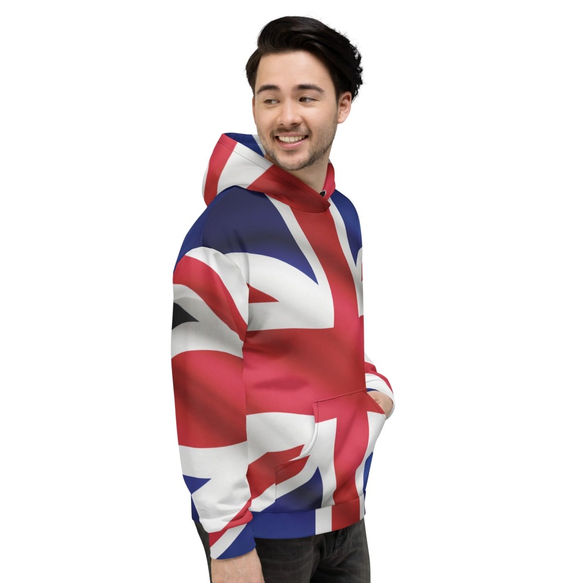 All - Over Print British Flag Hoodie (unisex) - 2XS - AI Store