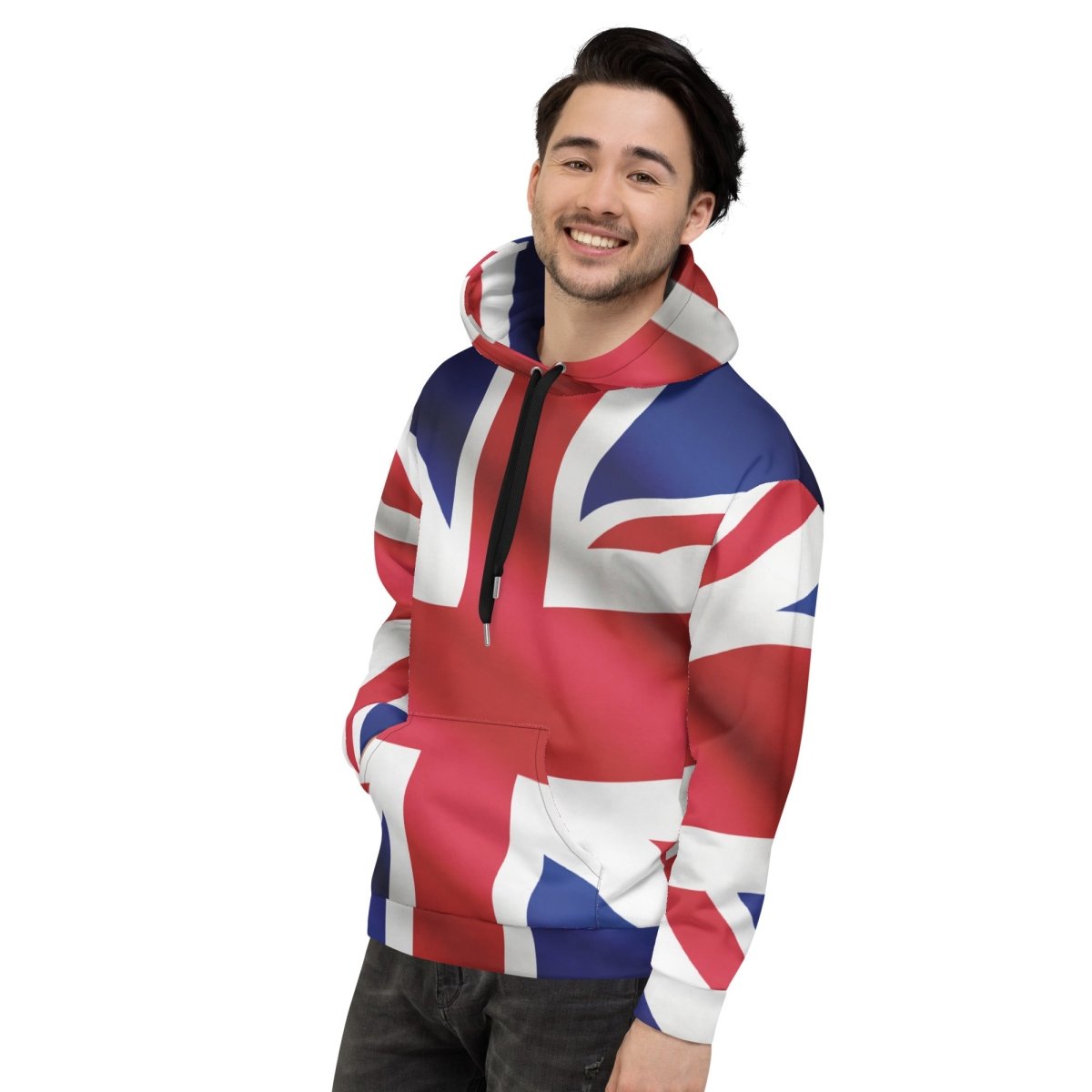 All - Over Print British Flag Hoodie (unisex) - 2XS - AI Store