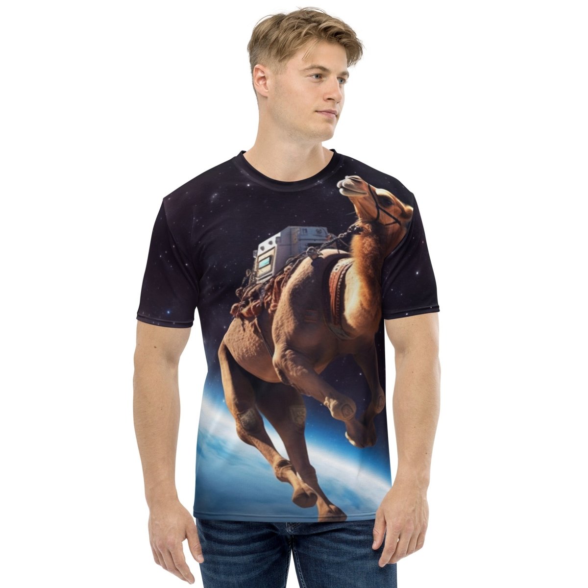 All - Over Print Camel Floating in Space T - Shirt (men) - M - AI Store