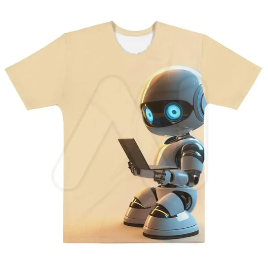 All-Over Print Computers Robot Hero T-Shirt (men) - M