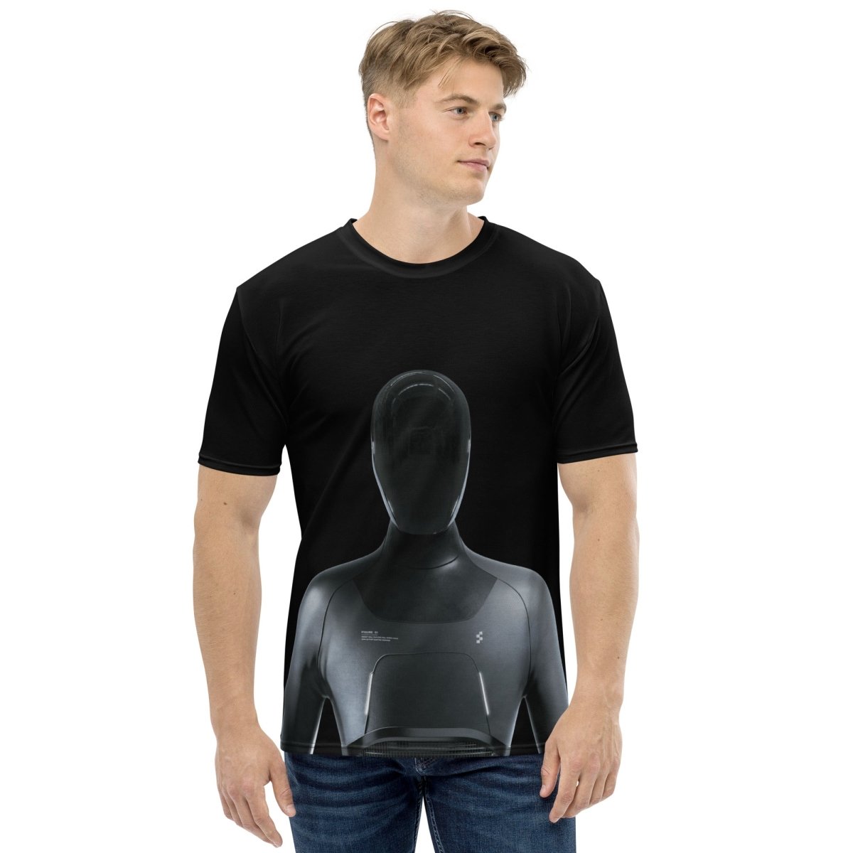 All - Over Print Figure AI Humanoid Robot T - Shirt (men) - M - AI Store