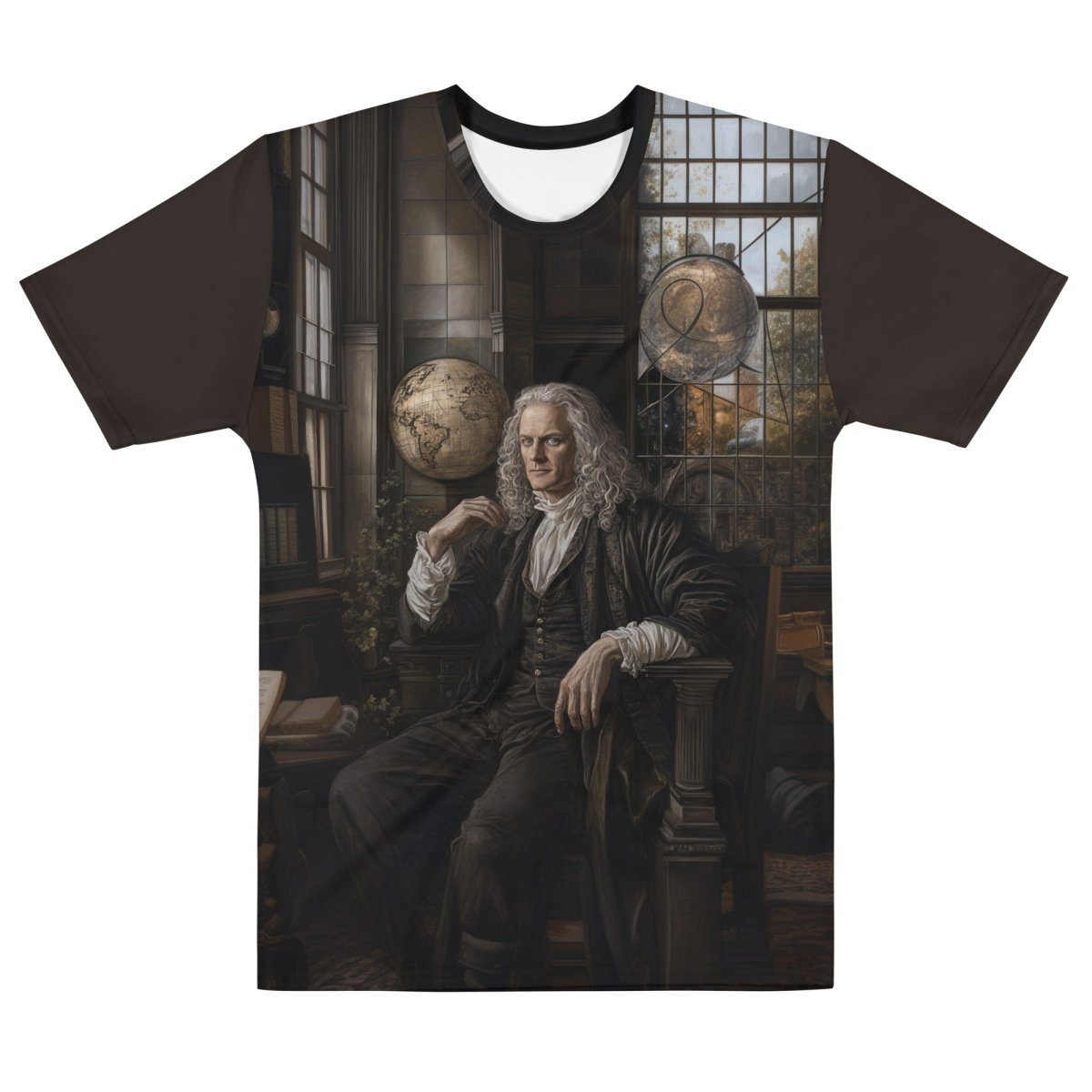 All - Over Print Isaac Newton T-Shirt (men) - XS - AI Store