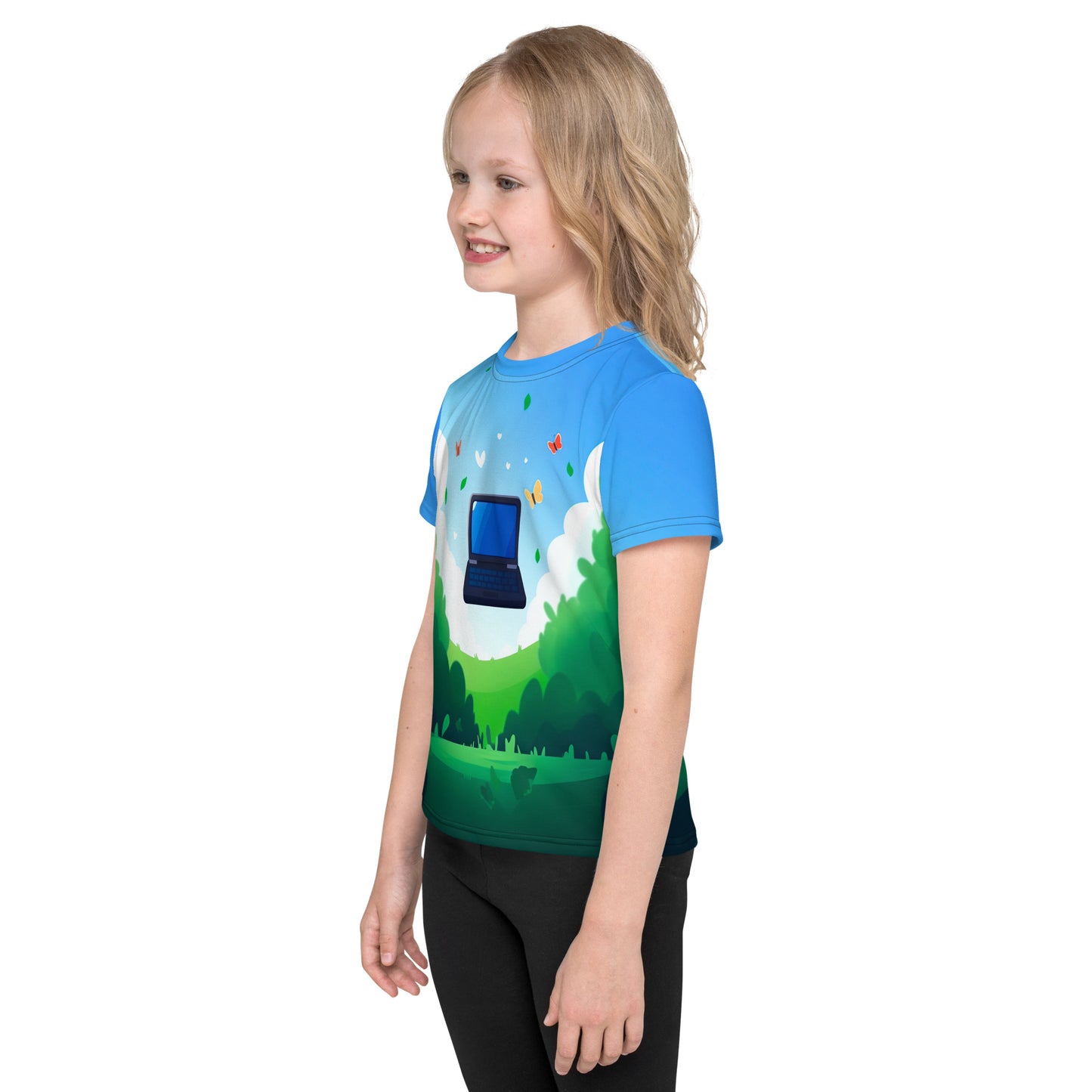 Floating Laptop T-Shirt (children)