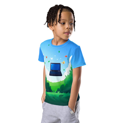 Floating Laptop T-Shirt (children)