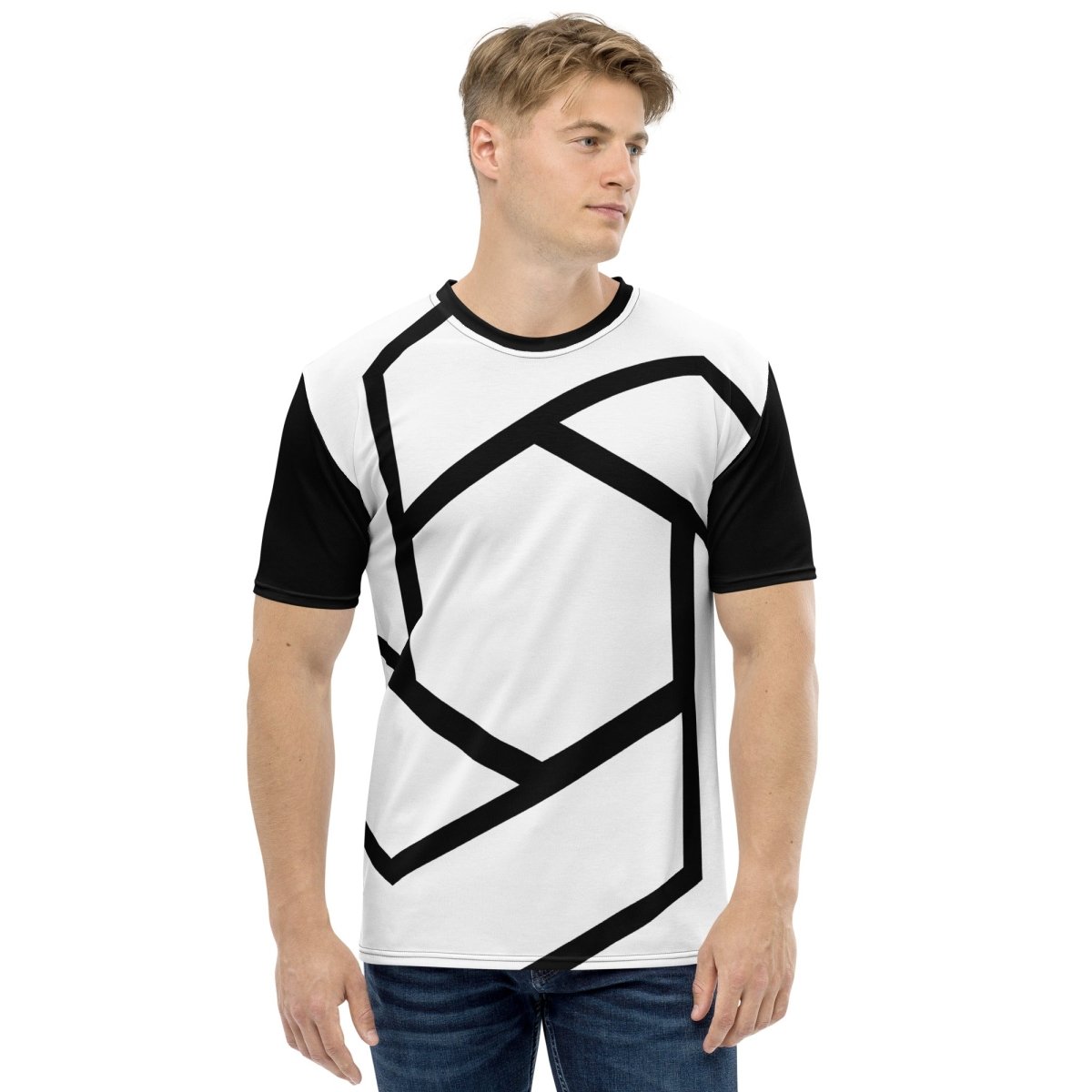 All - Over Print Large OpenAI Logo T-Shirt 2 (men) - M - AI Store