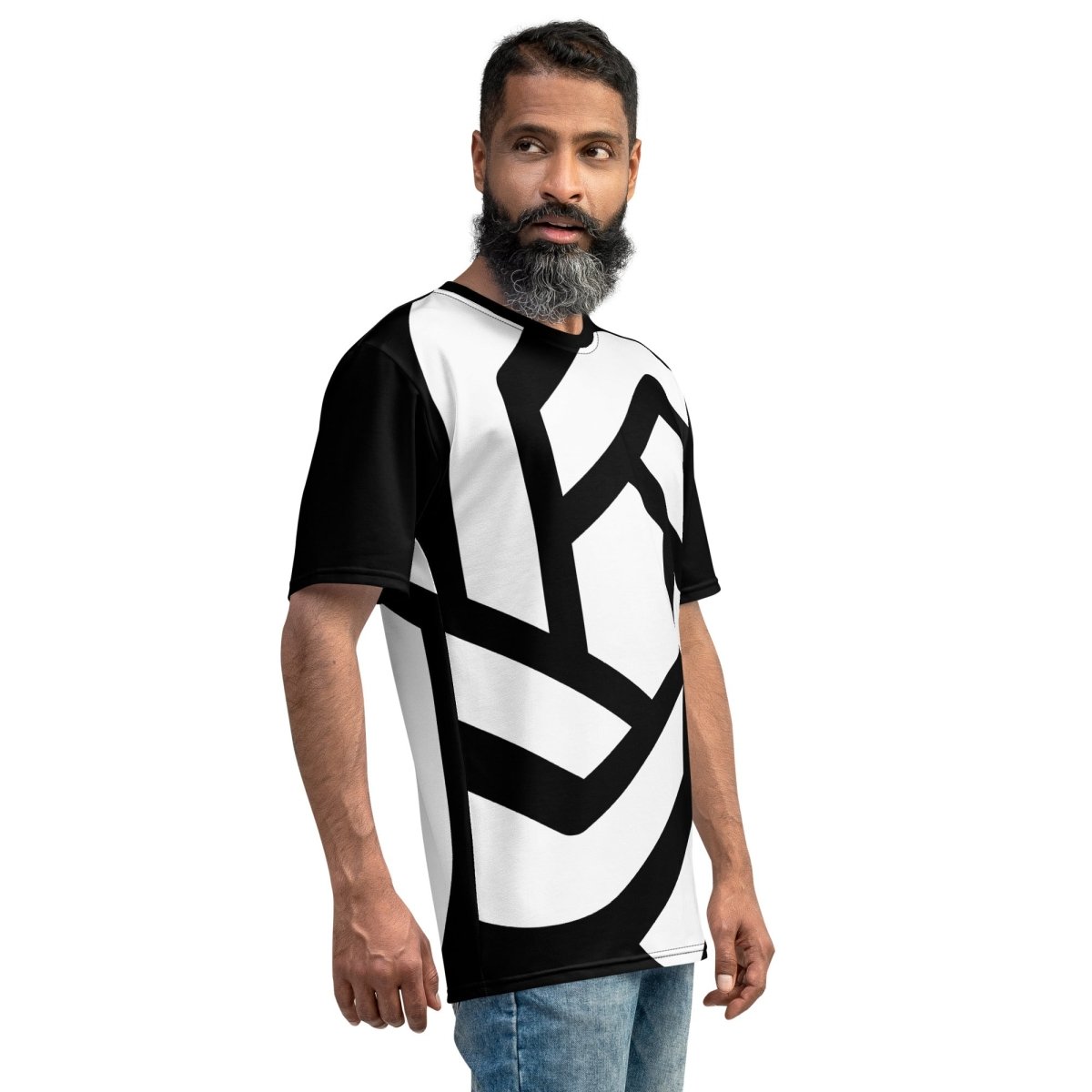 All - Over Print Large OpenAI Logo T-Shirt (men) - M - AI Store