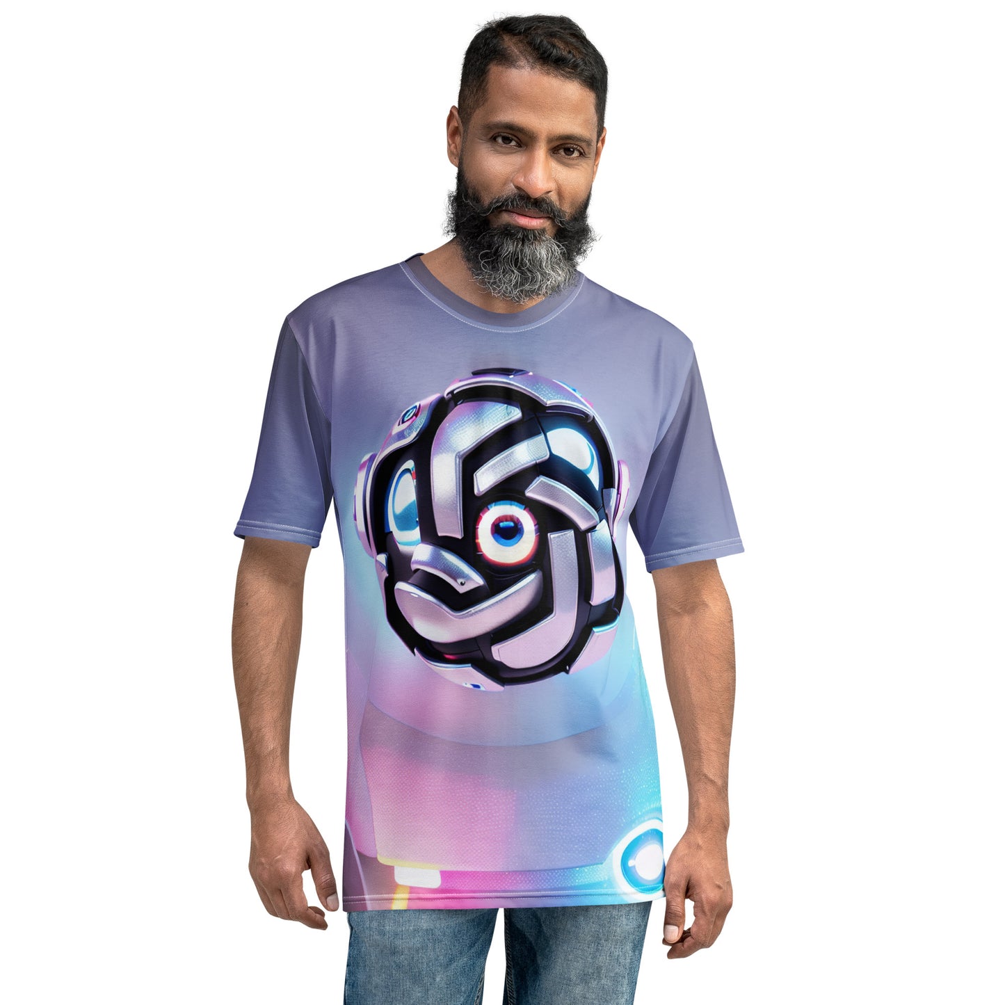 All - Over Print Futuristic OpenAI Logo T - Shirt (men) - XS - AI Store