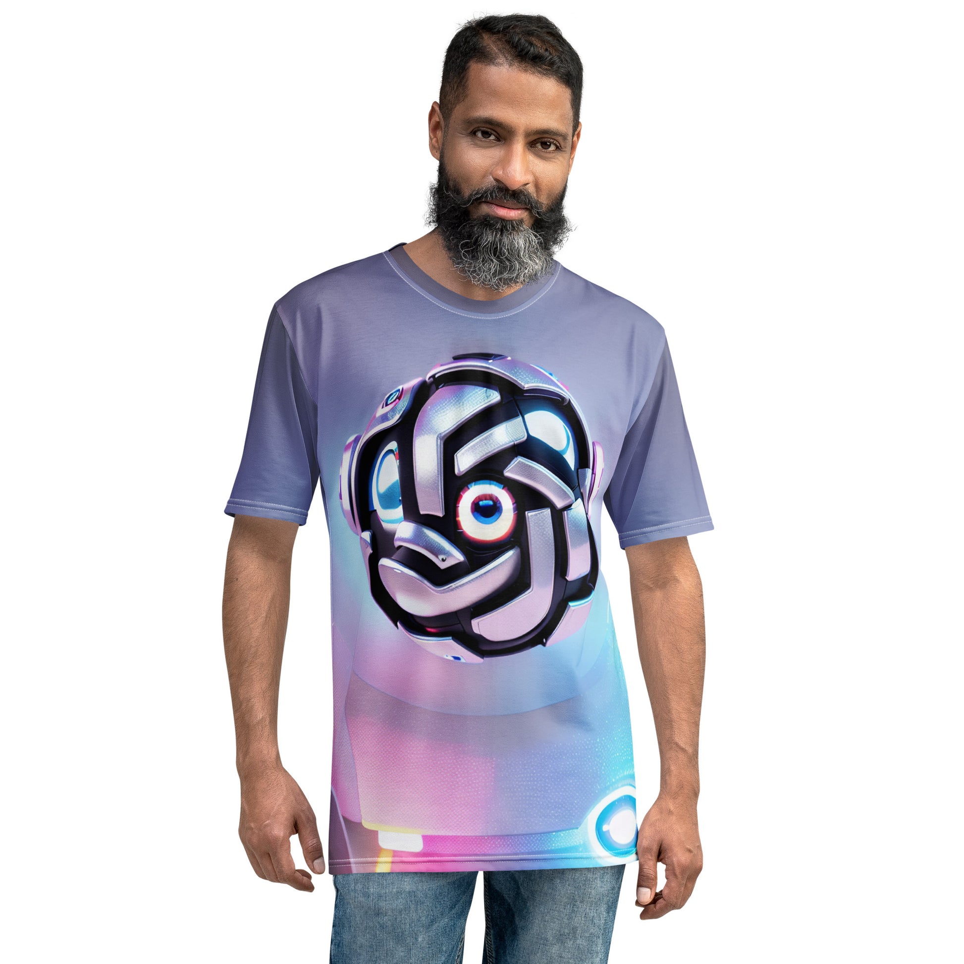 All - Over Print Futuristic OpenAI Logo T - Shirt (men) - XS - AI Store