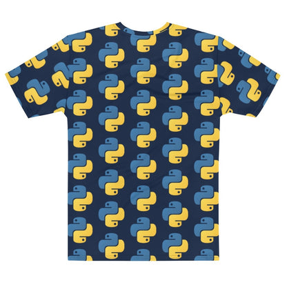 All - Over Print Navy Python Icon T - Shirt (men) - M - AI Store