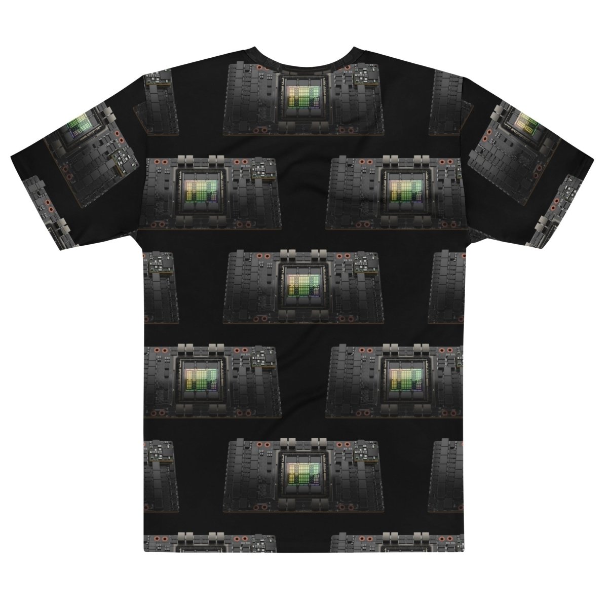 All - Over Print NVIDIA H100 Tensor Core GPUs T-Shirt (men) - M - AI Store