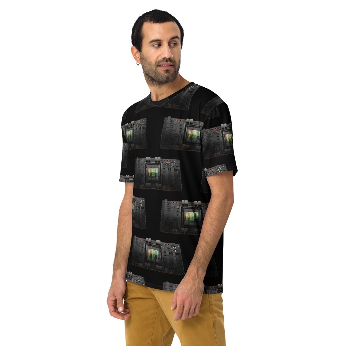 All - Over Print NVIDIA H100 Tensor Core GPUs T-Shirt (men) - M - AI Store