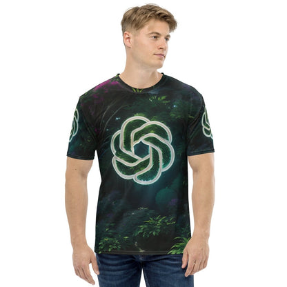 All - Over Print OpenAI Jungle Logo T - Shirt (men) - M - AI Store